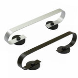 HULIANFU Magnetic Towel Bar Holder for Kitchen,Refrigerator, RV,Restroom,Bathroom Storage, Black or Silvery