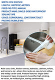 HULIANFU Kitchen sink waterproof and mildewproof nano transparent tape toilet toilet gap strip self-adhesive pool water seal