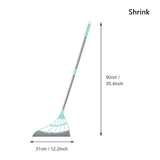 HULIANFU Magic Broom Rubber Hand Push Sweeper Floor Wiper Squeegee for Floor Cleaning Floor Squeegee Sweeping Brush Pet Hair Broom