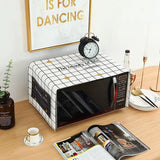 HULIANFU Waterproof High Quality Microwave Oven Dust Cover Storage Bag Kitchen Double Pockets Covers Microwave Cover Microwave Oven Hood