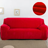 HULIANFU Plush Thick Sofa Cover for Living Room Adjustable Elastic Corner Couch Covers Sectional Slipcover Decor Sofa Chaise Cover Lounge
