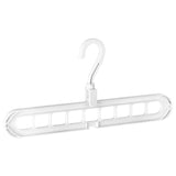 HULIANFU Magic Rotating Support Circle Clothes Hanger Clothes Drying Rack Plastic Clothes Hangers Home Storage Hangers Dropshipping