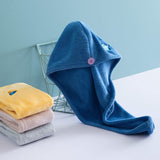 HULIANFU Shower Wrap Hair Drying Cap Super Absorbent Quick-drying Shower Cap Dry Hair Towel Shampoo Towel Pack Turban Cooling Towel