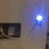HULIANFU Portable USB Powered Night Light Astronaut Shape Reading Desk Lamp DC 5V LED Light For Computer Laptop PC Lighting Space Lovers