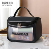 HULIANFU Multifunction Women Cosmetic Bag Makeup Bag Out Travel Oranizer Bag Waterproof Bathroom Storge Bag for Girl Women Female