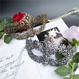 HULIANFU Lace Mask Female Half Face Black Eye Mask White Halloween Mask Party Masquerade Child Mask