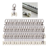 HULIANFU Silent Track Glider Runner Hooks Gliding Runner Wheel Curtain Carrier 26mm