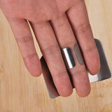 HULIANFU Stainless Steel Finger Guard Finger Hand Cut Hand Protector Knife Cut Finger Protection Tool Kitchen Cooking Knives Accessories
