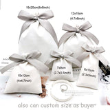 HULIANFU Velvet Gift Bags Jewelry Ribbon Sack 7x9cm 10x12cm 12x15cm pack of 50 Eyelashes Makeup Lipstick Drawstring Pouches
