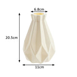 HULIANFU Modern vases decoration home Nordic Style Flower Arrangement Living Room Origami flower pot for interior