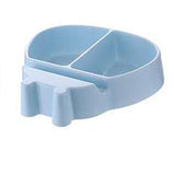 HULIANFU Plates For Food Creative Shape Lazy Snack Bowl Plastic Double Layers Snack Storage Box Bowl Lazy Fruit Plate Bowl Artifact Plate