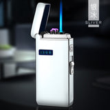 HULIANFU Windproof Arc Usb Lighter Gas Lighter Metal Survival Torch Turbo Lighters Plasma Lighter Survival Lighters Gadgets for Men