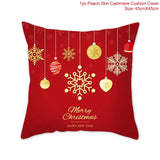 HULIANFU Santa pillowcase Happy New Year 2023 Xmas Gifts  Christmas Decor For Home Merry Christmas Ornament Navidad Natal Xmas Gifts