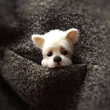 HULIANFU Non finished Handcrafted Pocket Animal Pet Doll Toy Wool Needle Felting Kit Dog Cat Fox Rabbit фетр для рукоделия фетр fieltro