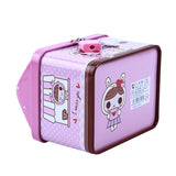 HULIANFU Small House Cute Piggy Bank Money Box Tinplate Saving Bank Best Gift For Children Money Saving Banks Gift