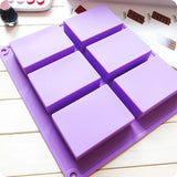 HULIANFU New 4 Cavity 3D Handmade Silicone Soap Molds Massage Therapy Bar Making Mould Tools DIY Oval Shape Soaps Resin Crafts