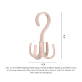 HULIANFU Space Saving Rotated Hanger Hooks Wardrobe Clothes Rack Hanger Organizer Bag Hanger Shoes Belt Scarf Hanging Rack Closet Hanger