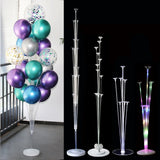 HULIANFU Table Balloon Arch Set Ballon Column Stand for Wedding Birthday Party Decorations Kids Balloons Accessories Christmas Decor ball