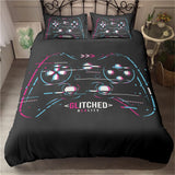 HULIANFU 3D Printed Bedding Set Unisex Adults Teens Game Queen King Single Duvet Cover With Pillowcase Bedclothes