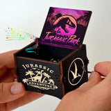 HULIANFU Newest design Merry Christmas music theme music box Halloween Jurassic Park music box toy new year Christmas gift