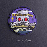 HULIANFU Van Gogh Patch Iron On Patches For Clothing Thermoadhesive Patches On Clothes Japan Anime/Fusible Patch Embroidery Sticker Badge