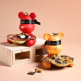 HULIANFU Violent bear statue Tidy Bear Statue With Metal Tray Storage Keys, Candy, Friut Home Ornaments Decoration Table Room Decorations