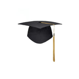 HULIANFU NEW High Quality Adult Bachelor Graduation Caps With Tassels University Bachelors Master Doctor Academic Hat Mortar Board