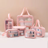 HULIANFU Multifunction Women Cosmetic Bag Makeup Bag Out Travel Oranizer Bag Waterproof Bathroom Storge Bag for Girl Women Female