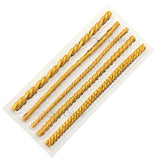 HULIANFU Pearl Rope Wave Flower Gemstone Shape Cake Side Lace Silicone Sugarcraft Mold Fondant Cake Decorating Tools