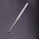 HULIANFU Stainless Steel Chopsticks Tableware Portable Reusable Blue Porcelain Patters Food Sticks Chopsticks Kitchen Dishes for Sushi