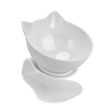 HULIANFU Non-Slip Pet Bowls For Cats Food Cat Water Bowl Double Cat Bowl Dog Bowl Pet Feeding Cat Dogs Feeder Protection Cervical