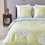 HULIANFU Topfinel Bedding Sets 100%Pure Cotton Soft Comforter Pattern Duvet Cover Pillow Shams Bedding Cover Double Single 3 PCS Bed Set