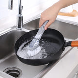HULIANFU Long-handled hydraulic pot-washing brush automatic liquid-filling sponge dish-washing brush cleaning brush hydraulic pot-washing