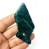 HULIANFU Natural Rock Zambian Malachite Rough Stone Specimen Home Spirit Decoration Life Crystal Gift Anti-decay and Negative Energy