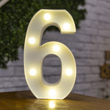 HULIANFU Luxury Alphabet Letter LED Lights Luminous Number Lamp  Battery Night Light for Home Wedding Birthday Christmas Party Decoration