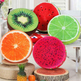 HULIANFU Thicken Fruit Design Round Soft Plush Cushion Tatami Office Chair Cushion Kindergarten Cartoon Cute Seat Pad