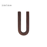 HULIANFU NEW Nordic Style Black Walnut Letter Decorative Letters Combination Wall Decoration DIY Letter Home Decoration Wooden Alphabet