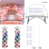 HULIANFU Table Balloon Arch Set Ballon Column Stand for Wedding Birthday Party Decorations Kids Balloons Accessories Christmas Decor ball