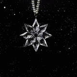 HULIANFU Transparent Crystal Snowflakes Car Pendant Decoration Ornaments Sun Catcher Snowflake Hanging Trim Accessories Christmas Gifts