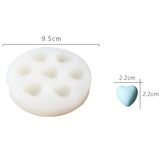 HULIANFU Mini Cute Heart Essential Oil Soap Candle Silicone Mold DIY Valentine  Day Handmde Clay Resin Epoxy Making Decorating