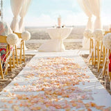 HULIANFU White Carpet Wedding Aisle Runner White Aisle Runner Floor Rugs Indoor Outdoor Party Wedding Wedding Carpet Custom Length Decor