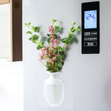 HULIANFU Silicone Sticky Wall   Plant Vases Container Decorations Leaves Body Accessories Outdoor Handmade Pots Soft Bottle Flowers