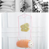 HULIANFU Pillow Drying Net Bag Polyester Fine Mesh Outdoor Windproof Sun Protection Underwear Plush Toy Hanger Storage Holder Drying Rack