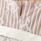 Lace High-low Sexy Summer Dress White Straps Belt Tied Women Dress D-ring Holiday Chic Ladies Party Dresses