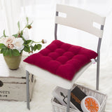 HULIANFU Winter Home Chair Cushion New Outdoor Thick Cushion Pad Office Dining Chair Mattress Pure Sofa Chair Back Pad Comfort Square