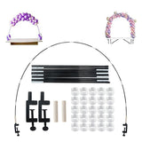 HULIANFU Table Balloon Arch Kit for Different Table Sizes Adjustable Balloon Arch Stand Great for Baby Shower Birthday Party Decorations