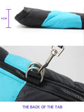 HULIANFU New Waterproof Big Dog Vest Jacket Winter Warm Pet Dog Clothes For Small Large Dogs Puppy Pug Coat Dogs Pets Clothing 4XL 5XL