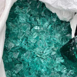 HULIANFU Very beautiful Clear Glass Crystal Stone Home Decoration Light Green Glass Material Garden Decor