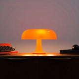 HULIANFU Italy Designer Led Mushroom Table Lamp for Hotel Bedroom Bedside Living Room Decoration Lighting Modern Minimalist Desk Lights