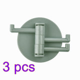 HULIANFU Self Adhesive Kitchen Wall Door Hook Key Holder Rack Towel Hanger Bathroom Rack Hooks Aluminum Multi-Purpose Storage Hooks